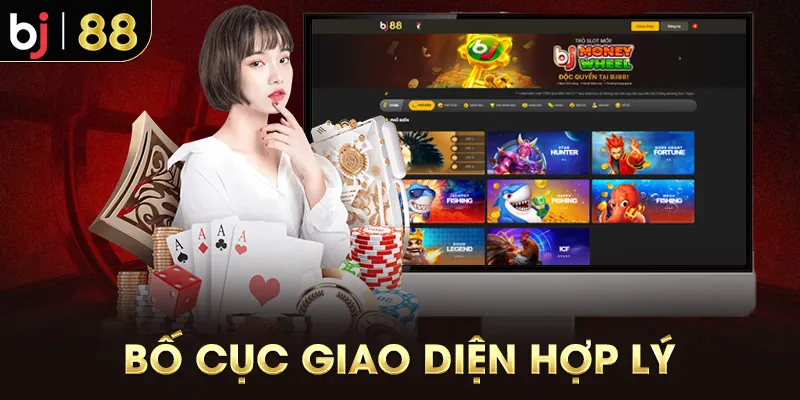 Bố cục giao diện hợp lý
